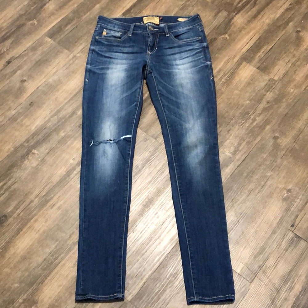 Dear John Jeans ComfortRich Skinny Jeans SZ 26 Blue Denim